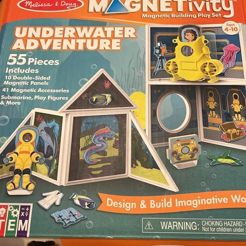 🌷MELISSA & DOUG MAGNETIVITY UNDERWATER ADVENTURE NWT